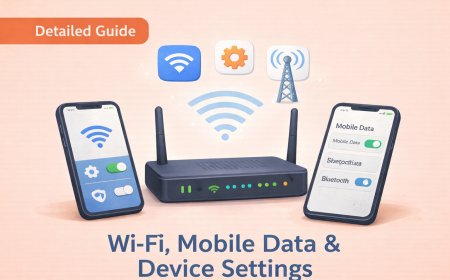 CyberSmarts for Seniors: Detailed Guide to Wi-Fi, Mobile Data & Device Settings 
