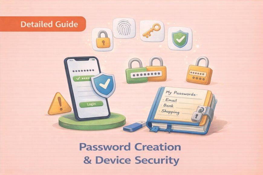 CyberSmarts for Seniors: Detailed Guide to Password Creation & Device Security